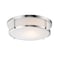 Maxim Lighting Rogue 3-Light 17" Wide Satin Nickel Flush Mount Light 10270WTSN - alternate 1